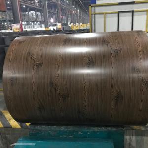 HIGH QUALITY 2D DARK WOOD PREPAINTED STEEL COIL