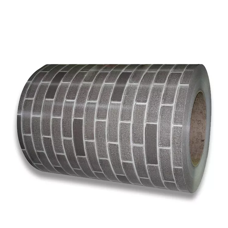 HOT SALE MARBLE BRICK FLOWER GRAIN PATTERN COLOR COATED ZINC STEEL COIL